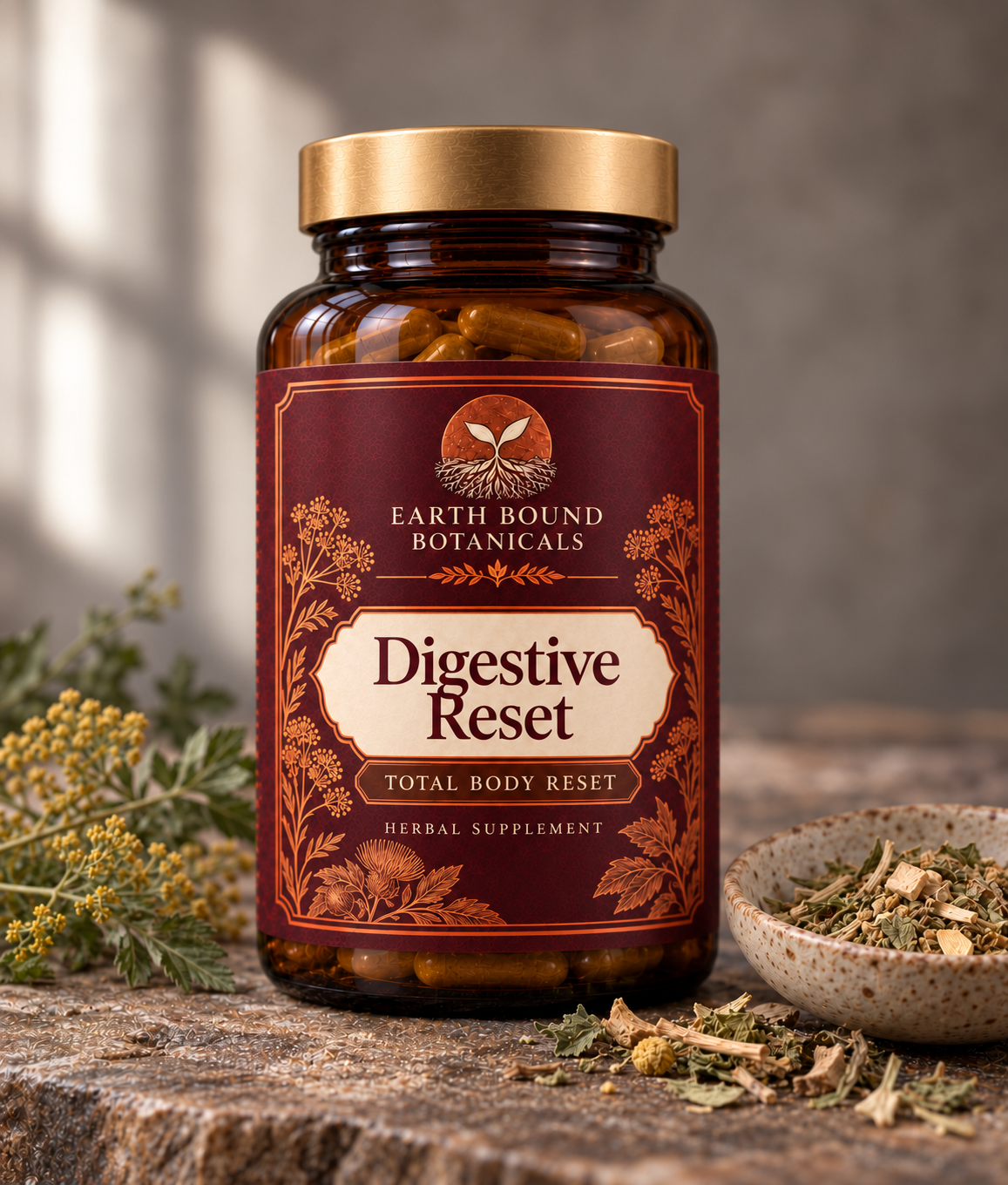 Digestive Reset Herbal Supplement